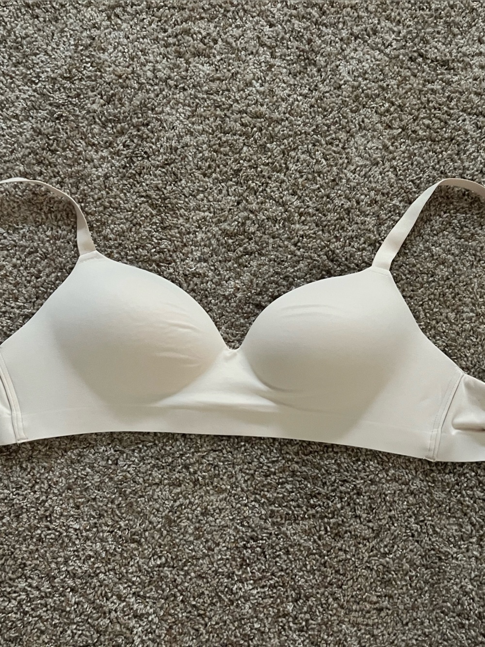 Soma Cream Seamless T-Shirt Bra sz 38C